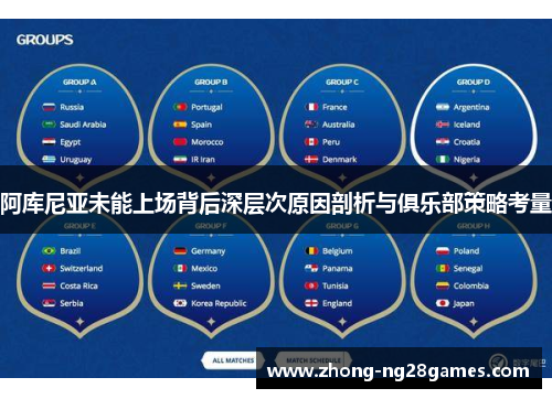 阿库尼亚未能上场背后深层次原因剖析与俱乐部策略考量